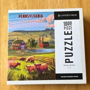 Lantern Press Pennsylvania Puzzle - 1000 pieces